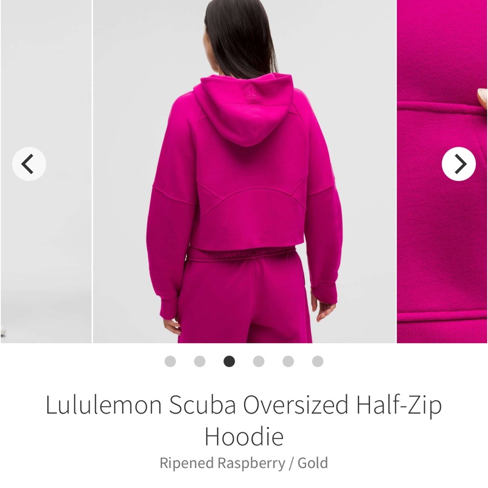 LULULEMON SCUBA HALF ZIP NWT - Picture 2 of 10